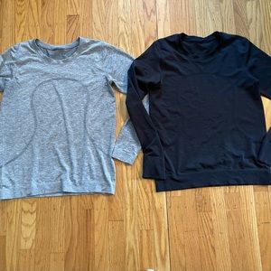 2 Lululemon Swifty Breathe Relaxed-Fit Ling Sleeve Shirt